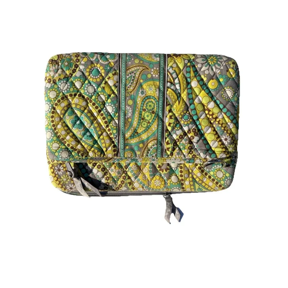 Vera Bradley Retired Lemon Parfait Turquoise Paisley mini computer Hard Case